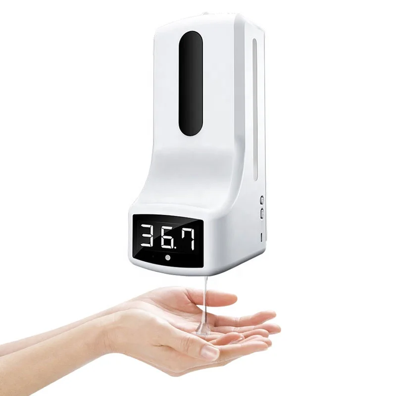 K9 automatic public family use palm handfree gel liquid induction pump hand sanitizer soap dispenser temperature instruments