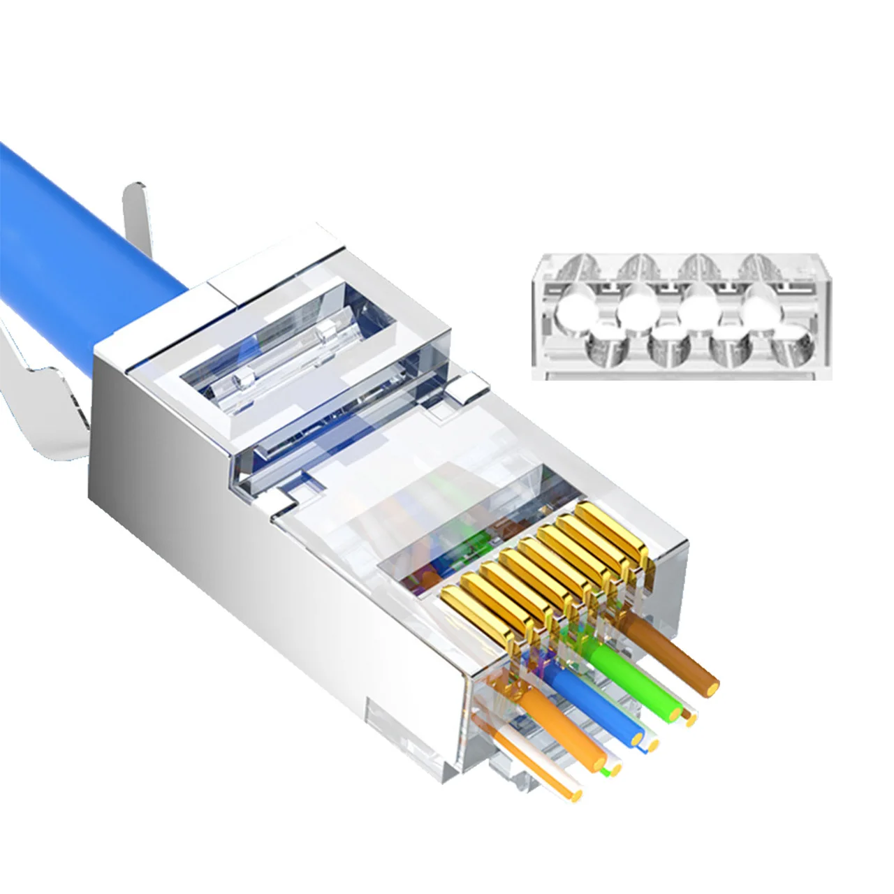 CAT5e RJ45 Ethernet connector FTP Shield network Cat.5e plug