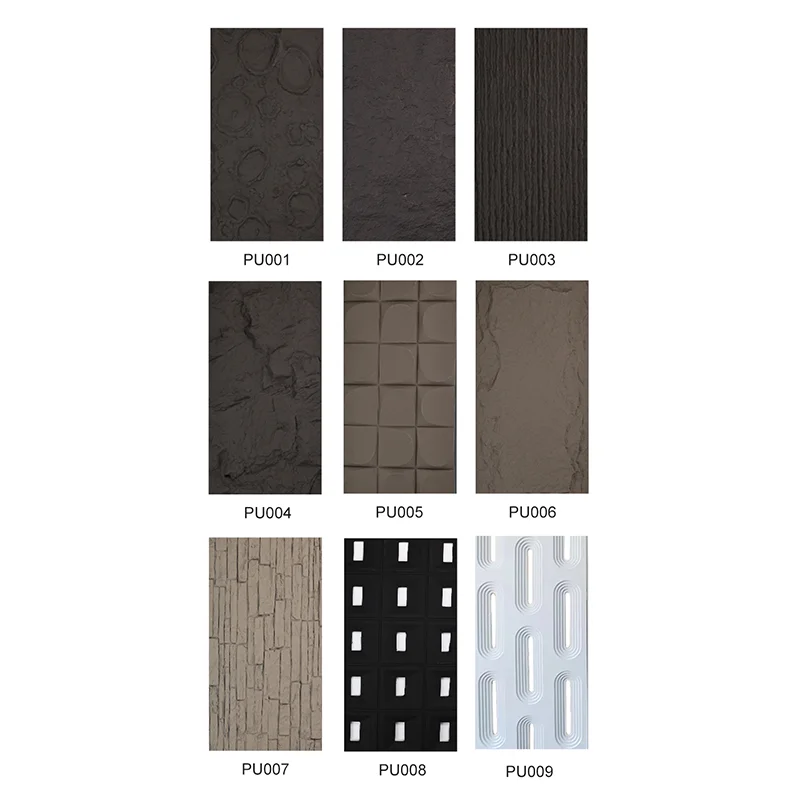 Factory Direct Sales Cheap Outdoor Waterproof 3D Decoration Pu Culture Stone Wall Panel for Home