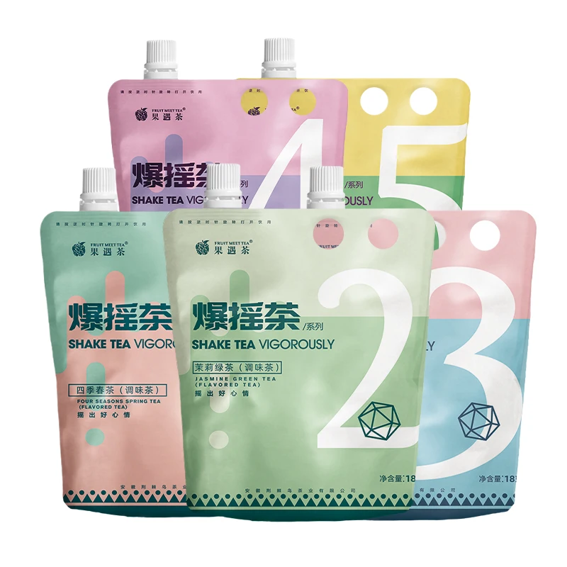 2022 New Fashion Flavor Shake Tea  for Sale Sijichun/Jasmine/Peach Oolong/Rose Black Tea/Osmanthus