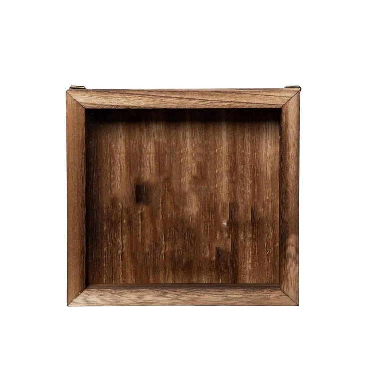 Wholesale Storage Box Wooden Money Saving Box Rustic Finished Wood Piggy Bank Gift For Kids