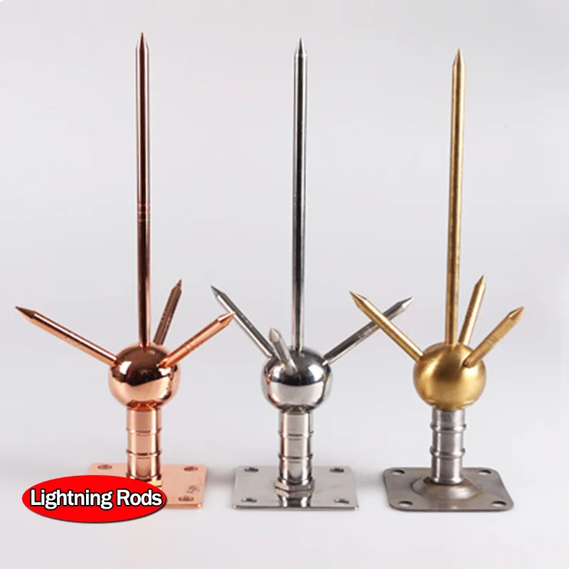 Chinese Supplier Wholesale/Custom Lightning Protective Rod Lightning Protection System Low Price Lightning Rods