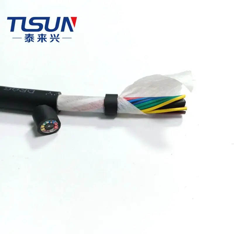 CE certified  TRVV/HF-YY 12X0.2mm2 high flexible towline cable for automation equipment cable
