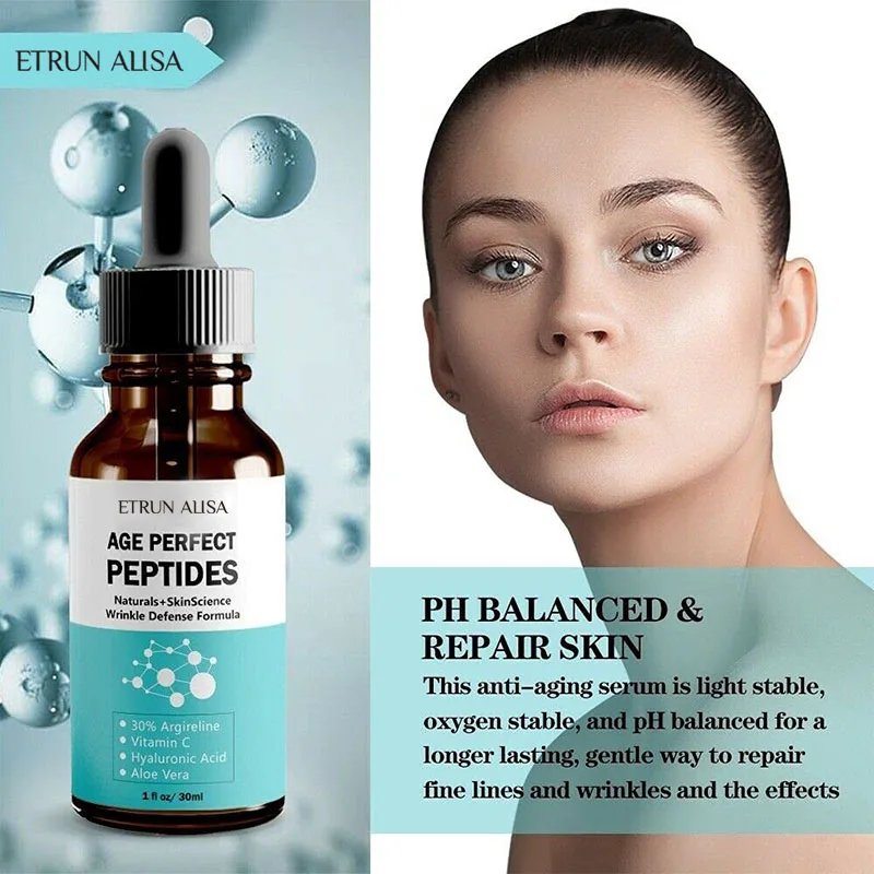 OEM/ODM Age Perfect Peptides Serum with Vitamin C Anti Aging Peptide Complex Serum