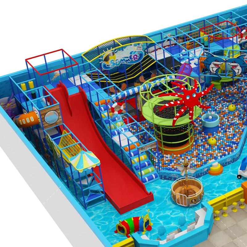 Commercial Kids Indoor Playground Equipment Plastic Amusement Indoor Play Center Theme Indoor Maze For Kids