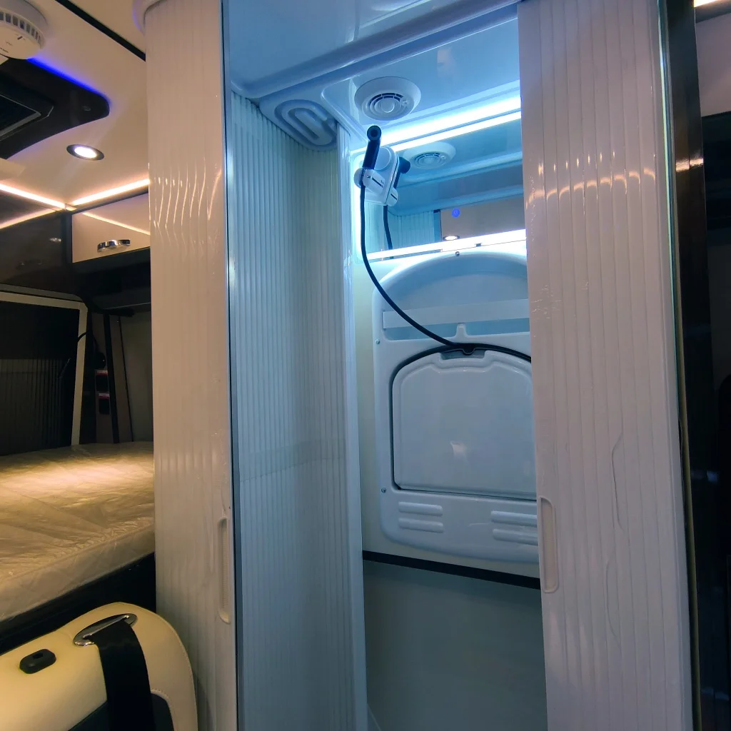 Camper tambour roller shutter door pvc abs slats for caravan shower bathroom toilet accessories by RUIZHAN