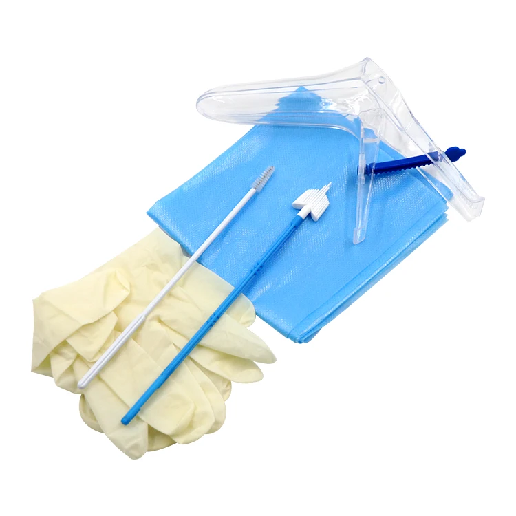Disposable stetile gyne examination kit vaginal speculum kit gynecological examine kit