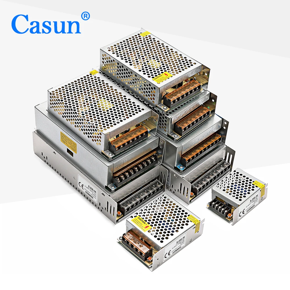 Switching Power Supply 12v 24v 36v 48v  Casun power supply for stepper motor nema8 nema11 nema14 nema17 nema23 nema24 nema34