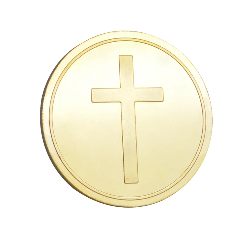 Wholesale sale of high quality 24k pure gold plated coins