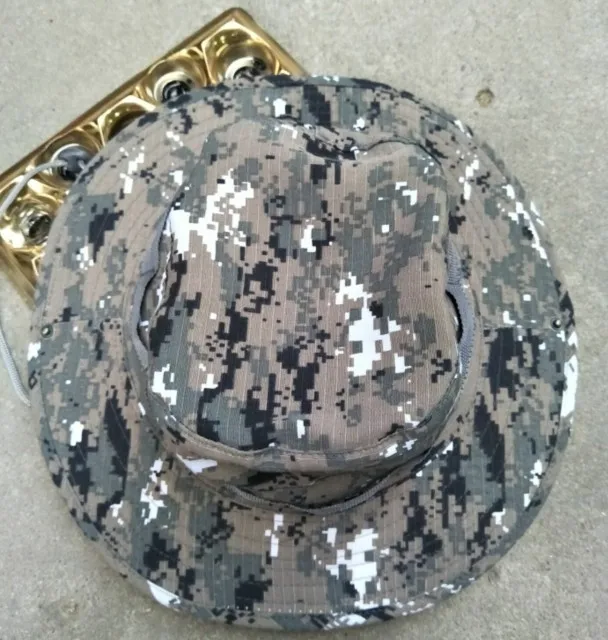 
Outdoor jungle hat camouflage fishing sun protection round brim military hat leisure mountaineering fisherman hat 