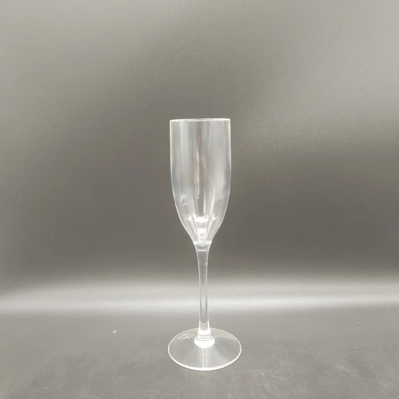 Champagne Flute, 5 oz Unbreakable Champagne Glasses Stemmed Champagne Cups Reusable Shatterproof Toasting Cups