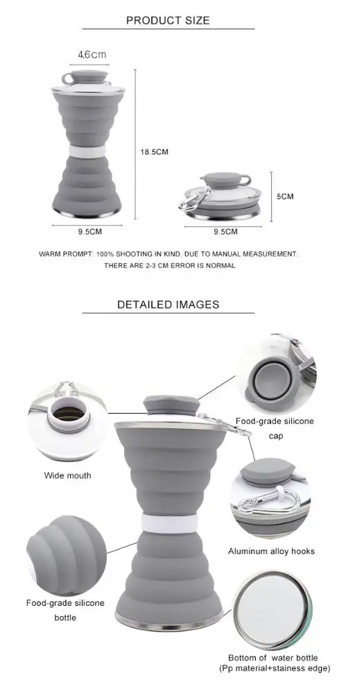 500ml new design soft touch korean gym creative custom cylinder pocket waterbottle