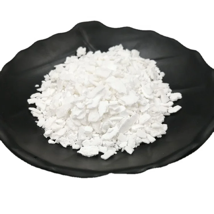 Industrial/Feed Grade Cacl White Flake 10043-52-4 74% Calcium Chloride 25Kg   with good price