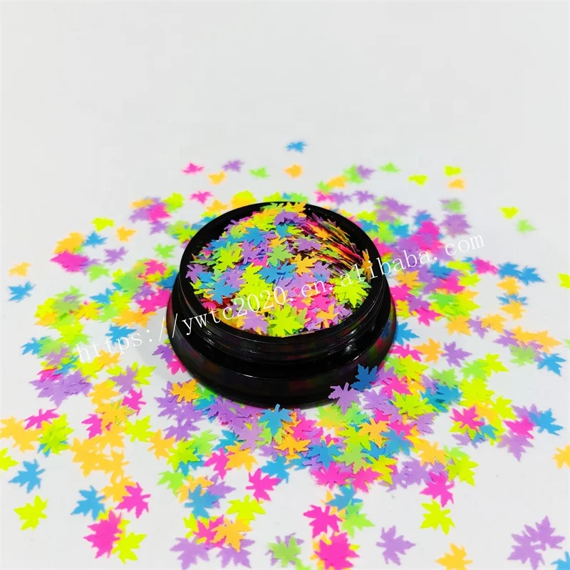 Unique design Sale Neon Shape Nail Stickers Party Decorations glitter lipstick