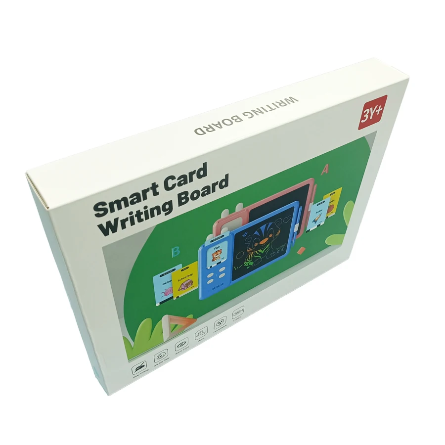 Birthday Present Toys 2 In 1 Writing Tablet Doodle Board Smart English Card Learning Machine for Toddlers Kids Children