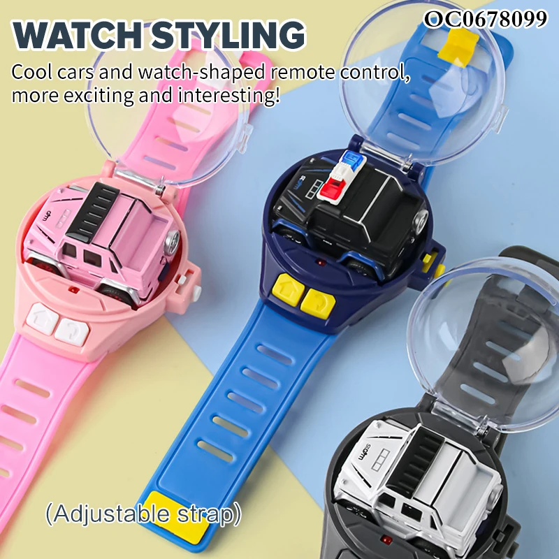 Interesting rc 2.4 ghz boys mini wrist watch remote control car toy for kids