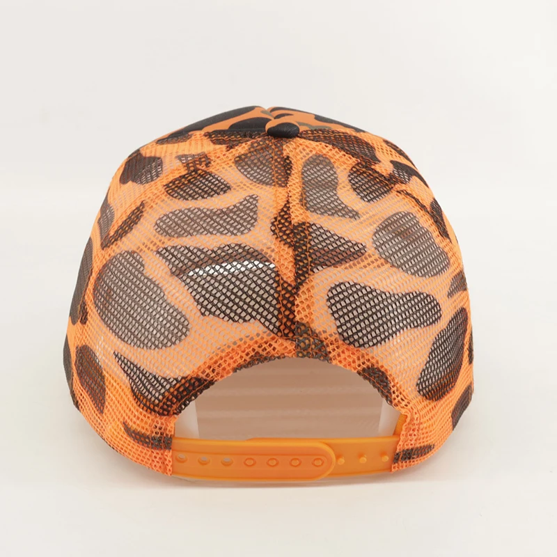 OEM 5 Panel Printed Logo Custom Foam Truck Mesh Cap 3d Puff Print Trucker Hat