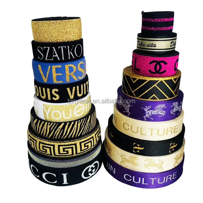 Эластичная лента из нейлонового жаккарда