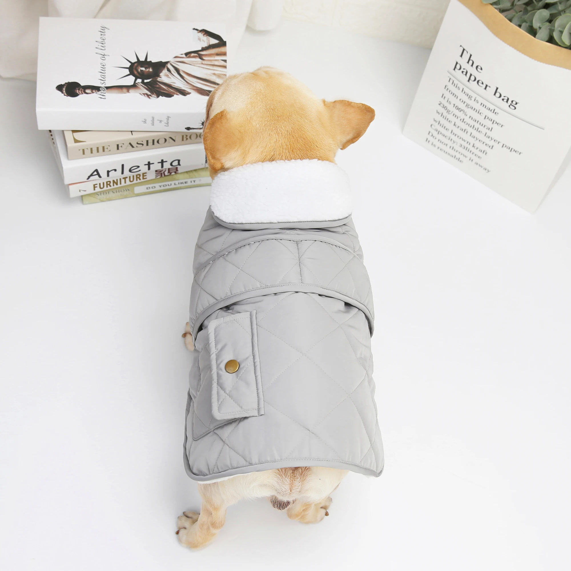 Extra Thick Wool&Cotton Soft Dog Coat Dog Clothes Pet Apparel Custom