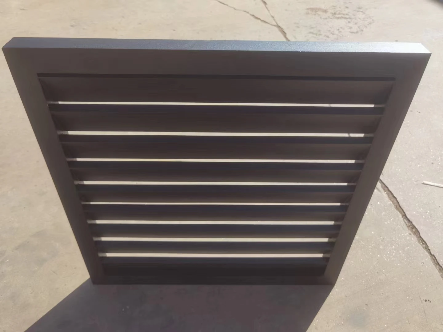 Aluminum shutter type fence as window blind style fence  Modern Fence for home garden