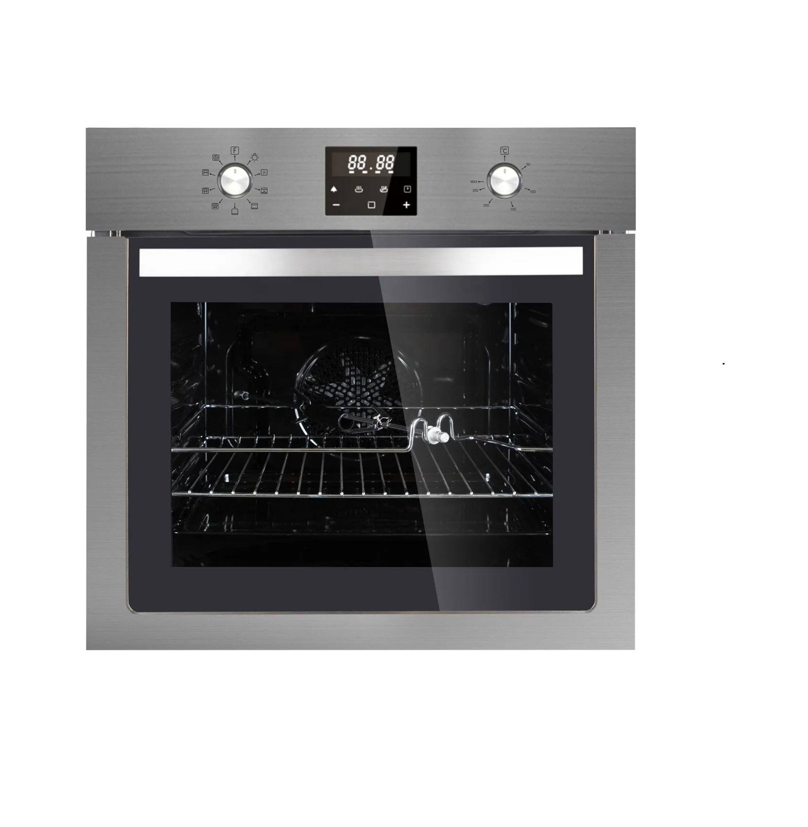 67L ручка из легированной стали, механический таймер для дома, 9 функций, встроенная печь