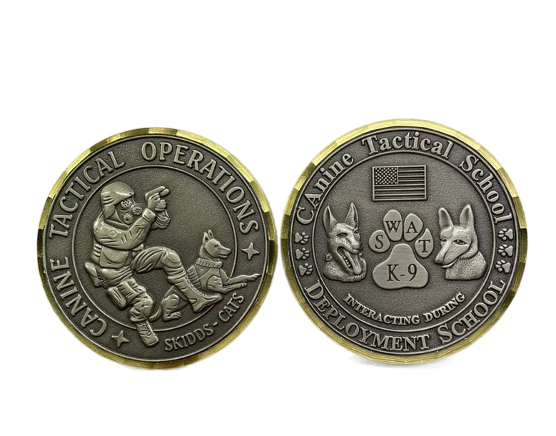 Custom antique gold Silver  Bronze Coin for Souvenir 3D soft enamel coins for sale old cut edge  coin
