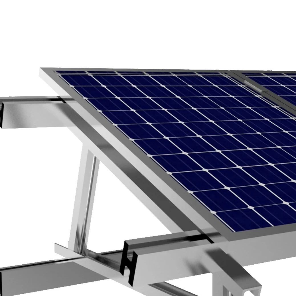 Haihong сделал 1 МВт Солнечная система монтажа на крыше плоская крыша солнечная панель кронштейн черепичная крыша алюминиевая система крепления