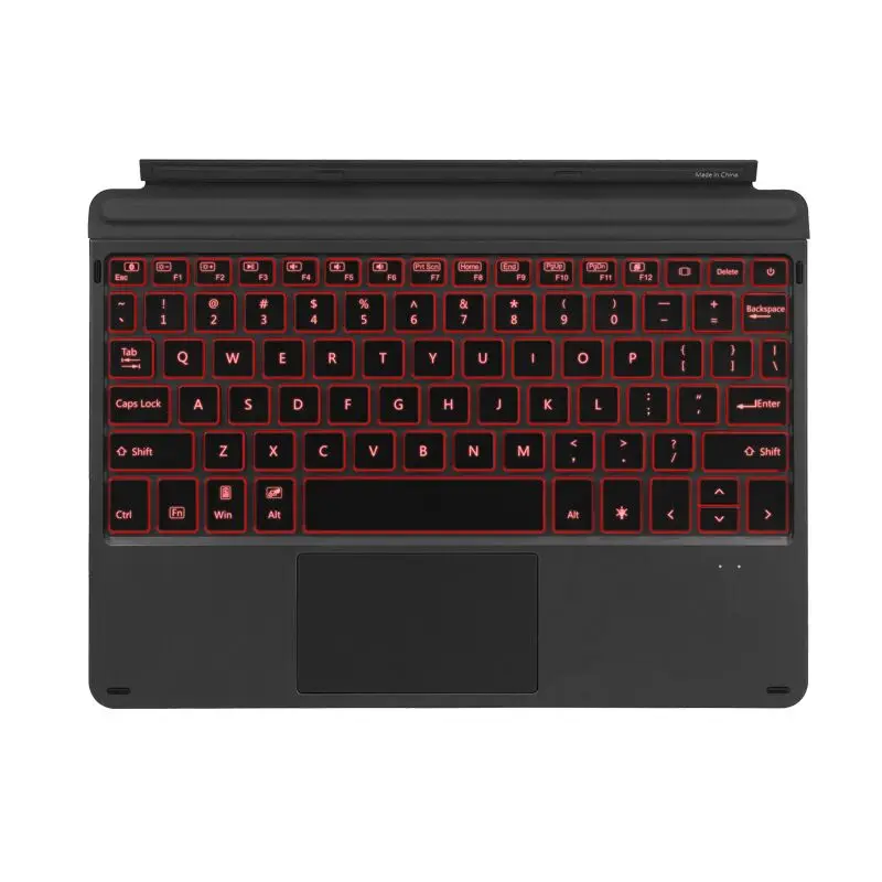 Беспроводная Bluetooth клавиатура с подсветкой для Microsoft Surface go 1