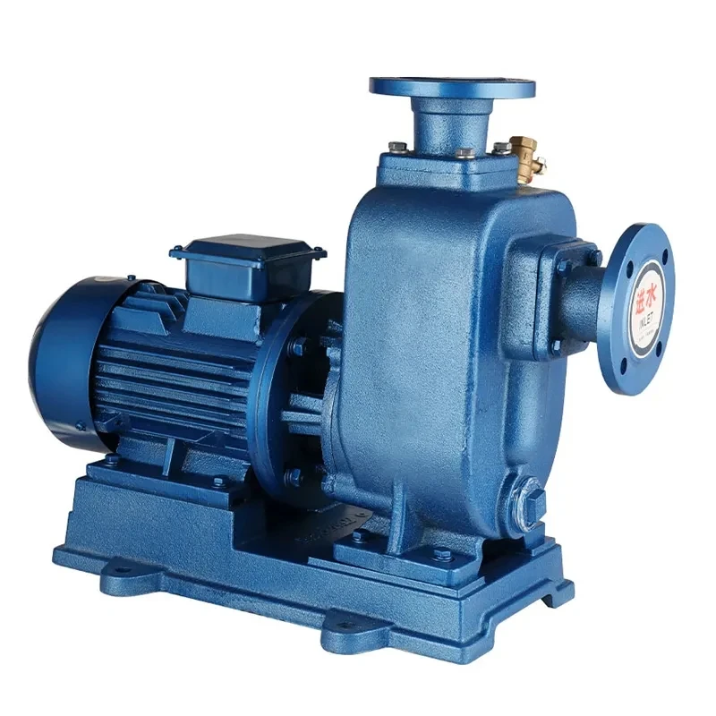 High Lift Electric Horizontal Sewage Clean Water Centrifugal Self-priming Pump