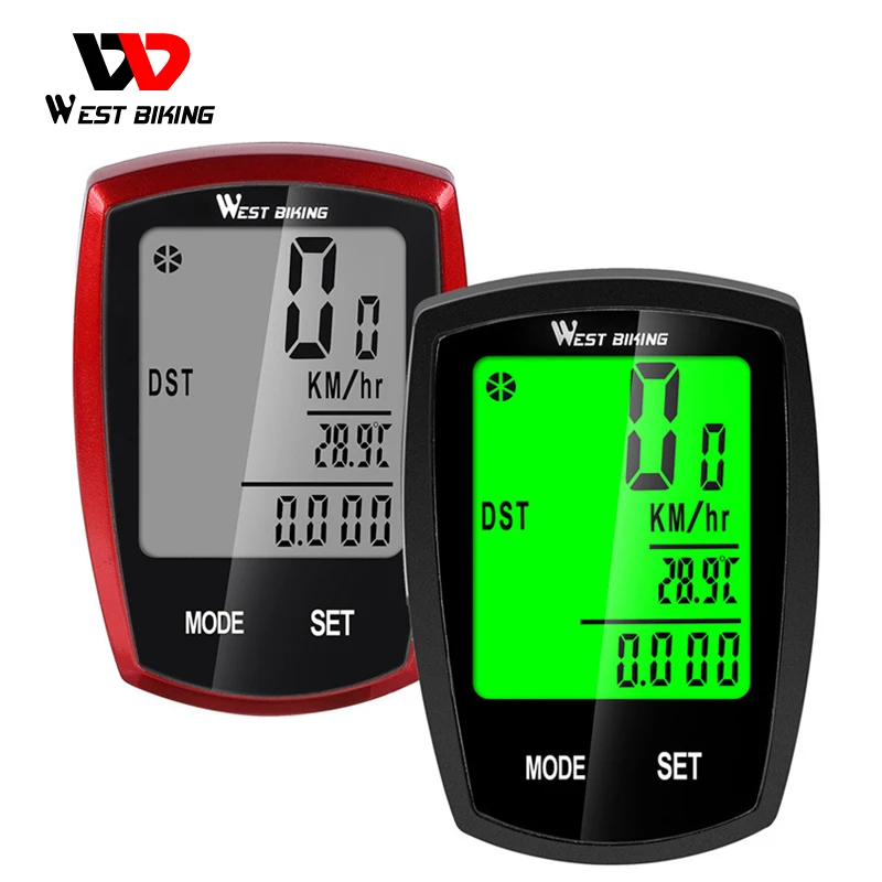WESTBIKING Bike Computer Screen-touchable  Digital Odometer Cycling Computer Wired/Wireless Exercise Bicycle Computer