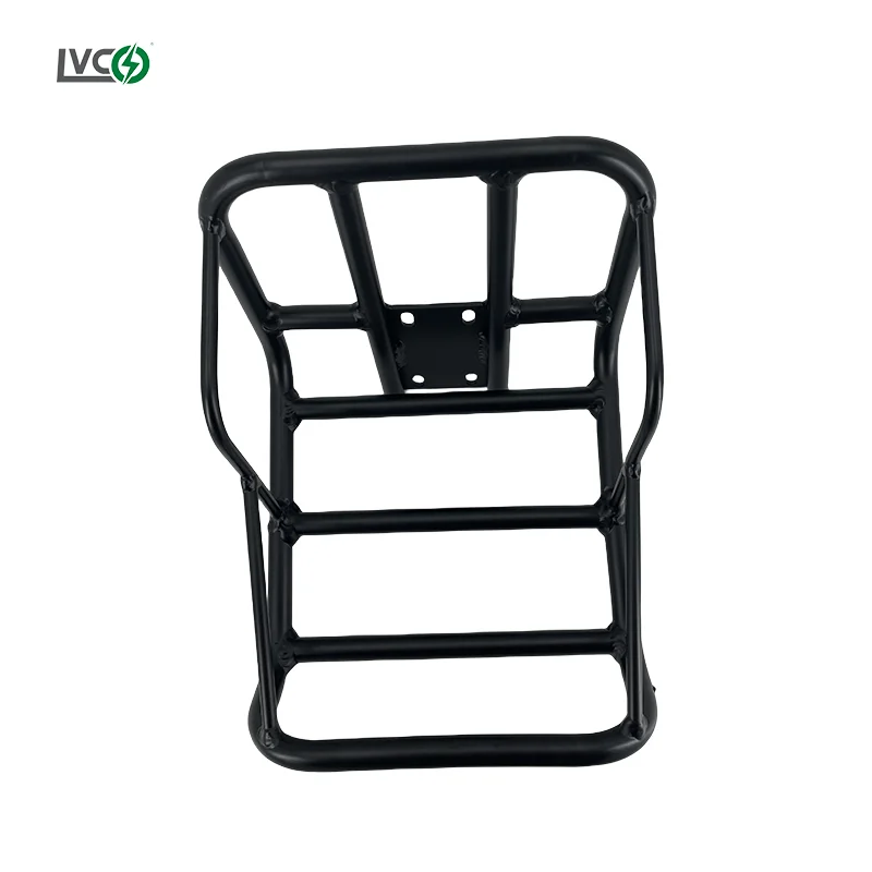 LVCO electric bicycle basket alloy tube electric bike large and small basket