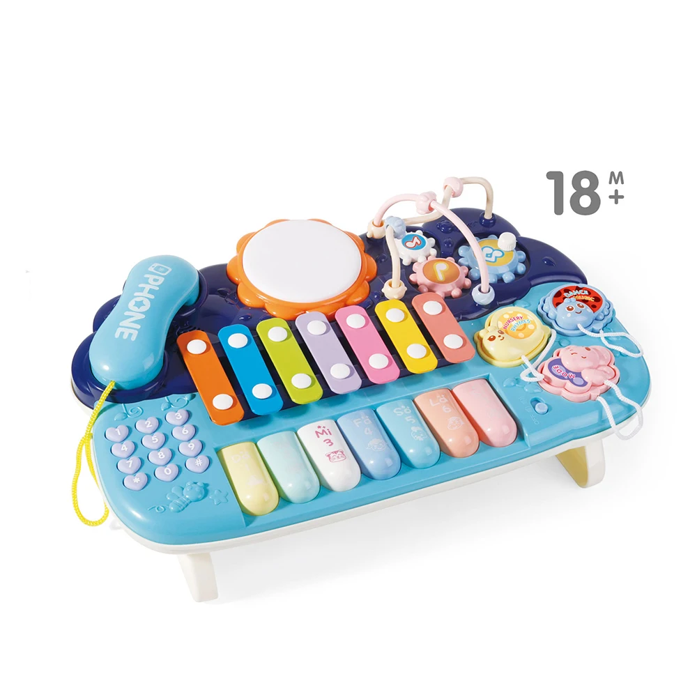 2 in 1 toy piano and xylophone play set  above 18 months old plastic musical instruments for kids