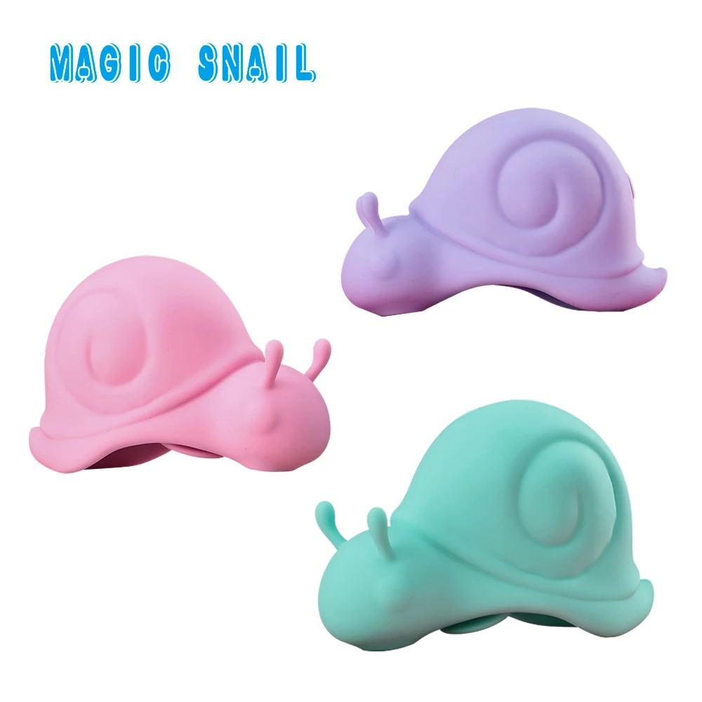 New Amazon Waterproof Silicone Tongue Licking sex toy shunge Clitoral Sucking Vibrating Snail Vibrator For Woman