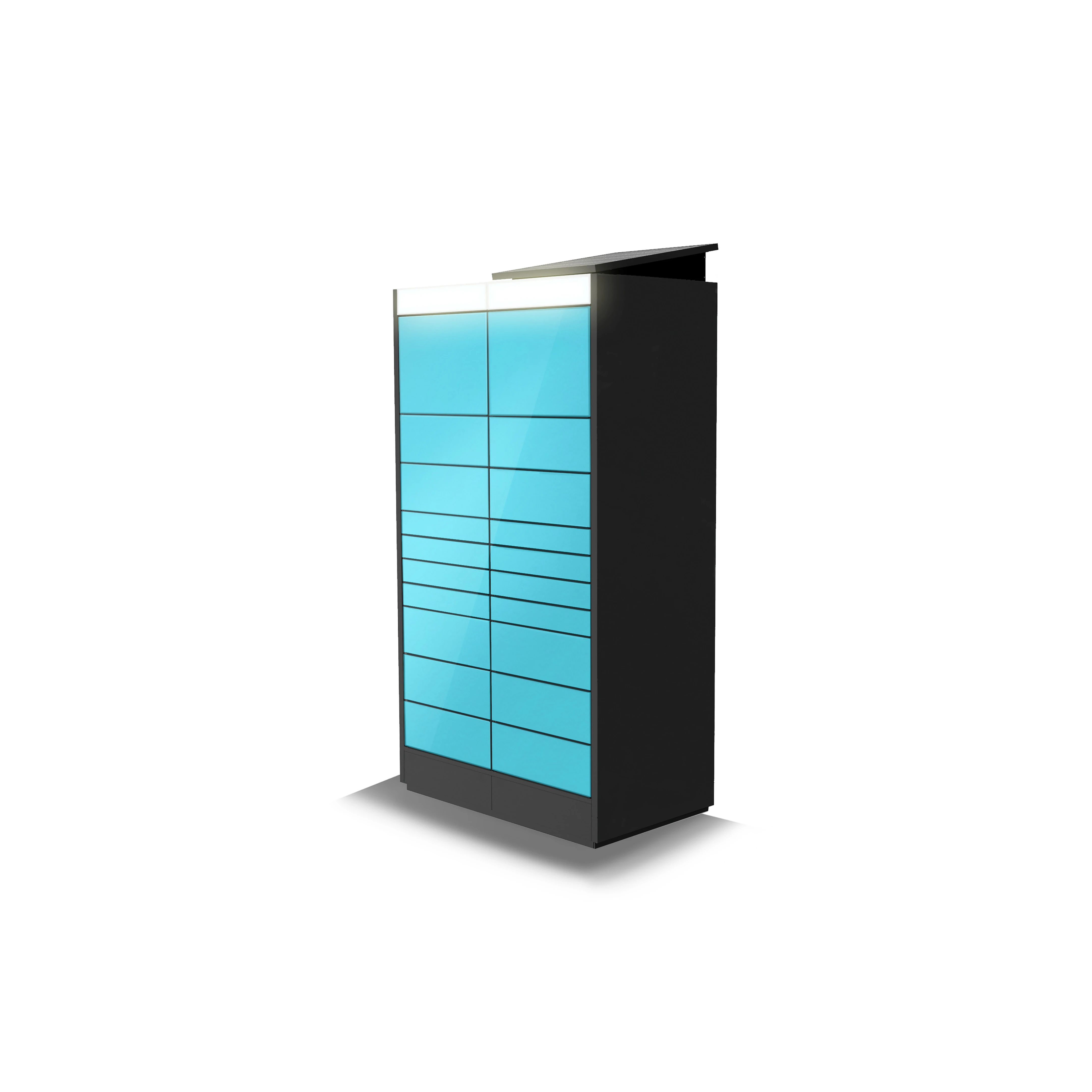 SNBC Secure Storage Solution Steel Parcel Delivery Lockers with Custom Lockers and Camera