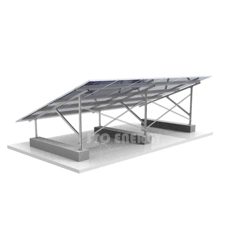 1MW Large-scale steel Structures Framed PV Modules Solar Farm Racking System Ground Mounting Solar Panel Mount System