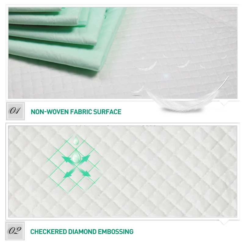 blue disposable underpad