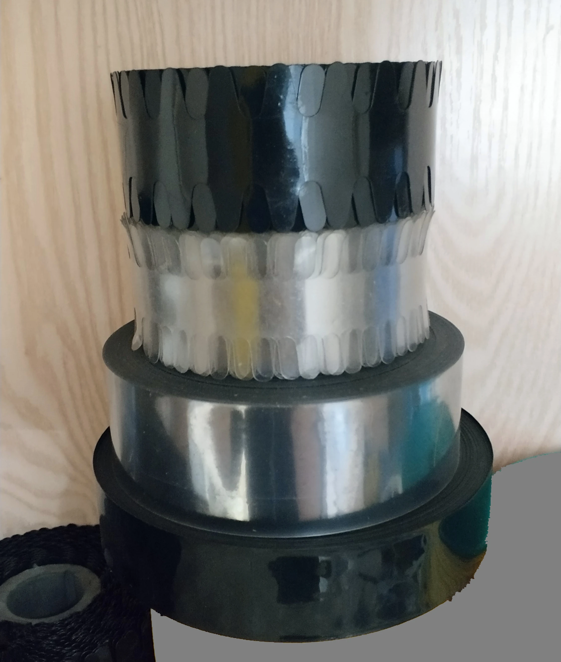 Hot sale low price Acetate Cellulose handbag / Shoelace tipping plastic film with gear or without gear for tipping machine