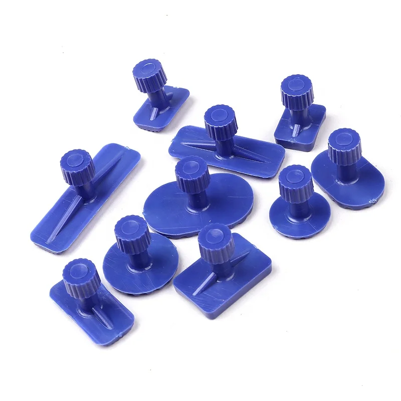 11pcs Automotive Dent Puller  Exterior Car Accessories Pulling Tabs Dent Cars Body Removal Clips Kit