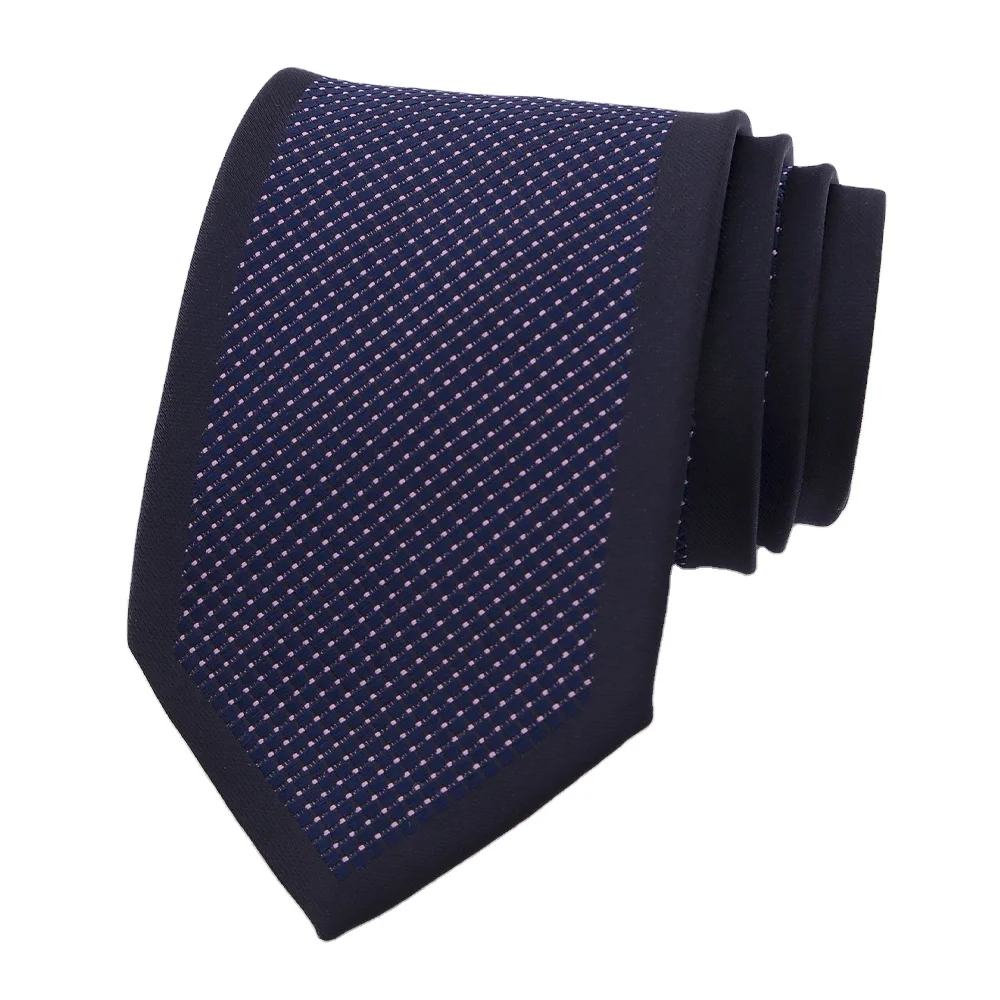 RunLin Factory Modern Handmade Woven Jacquard Fabric Customized Business Silk Neck Ties
