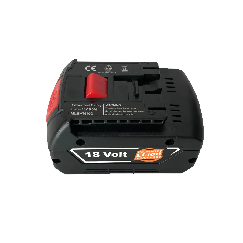 Замена BAT609 батарея для Bosch Совместимость BAT612 BAT618 BAT619G BAT620 SKC181-02 бесшнурового електричюеского инструмента батарея 18V 5000 мА-ч