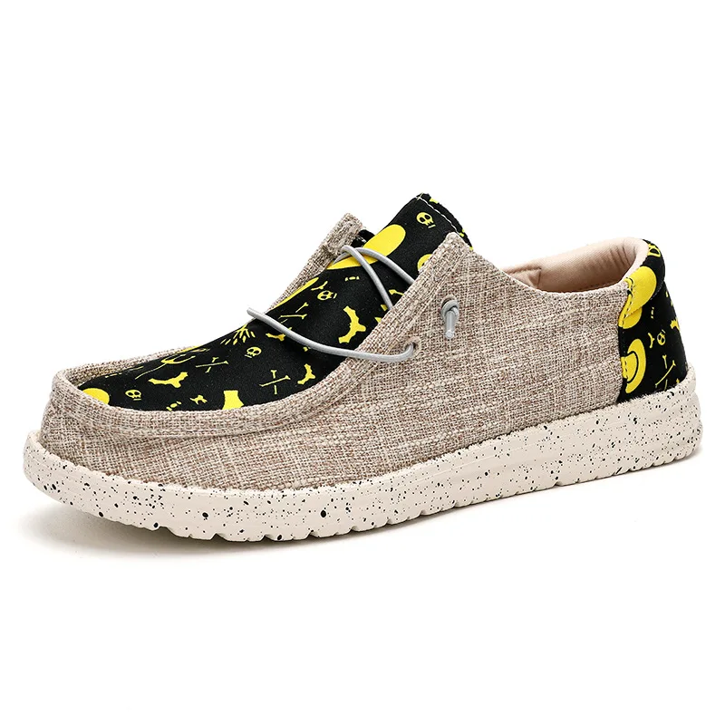 Wholesale Customized Easy On and Off Jeans Canvas Shoes Man Fashion Sneakers Loafers Mens Casual Shoes On Sale Online