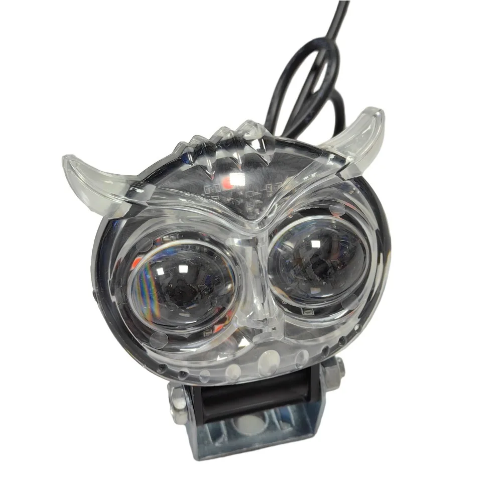 Owl light colorful Led Motorcycle Fog Light spotlight Working Light