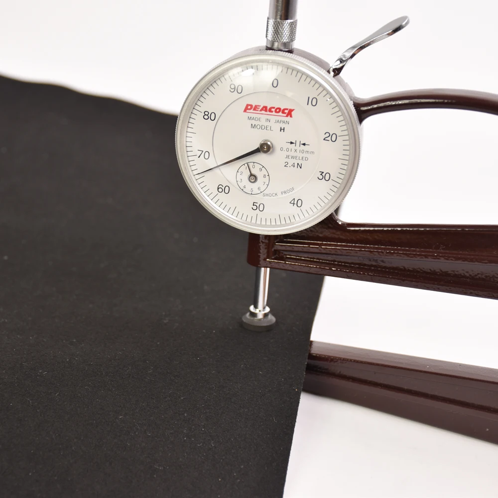 BLACK AMARA STOCK Wholesale 0.6mm  microfiber fabric double sided suede pu synthetic leather fabrics for shoe bag