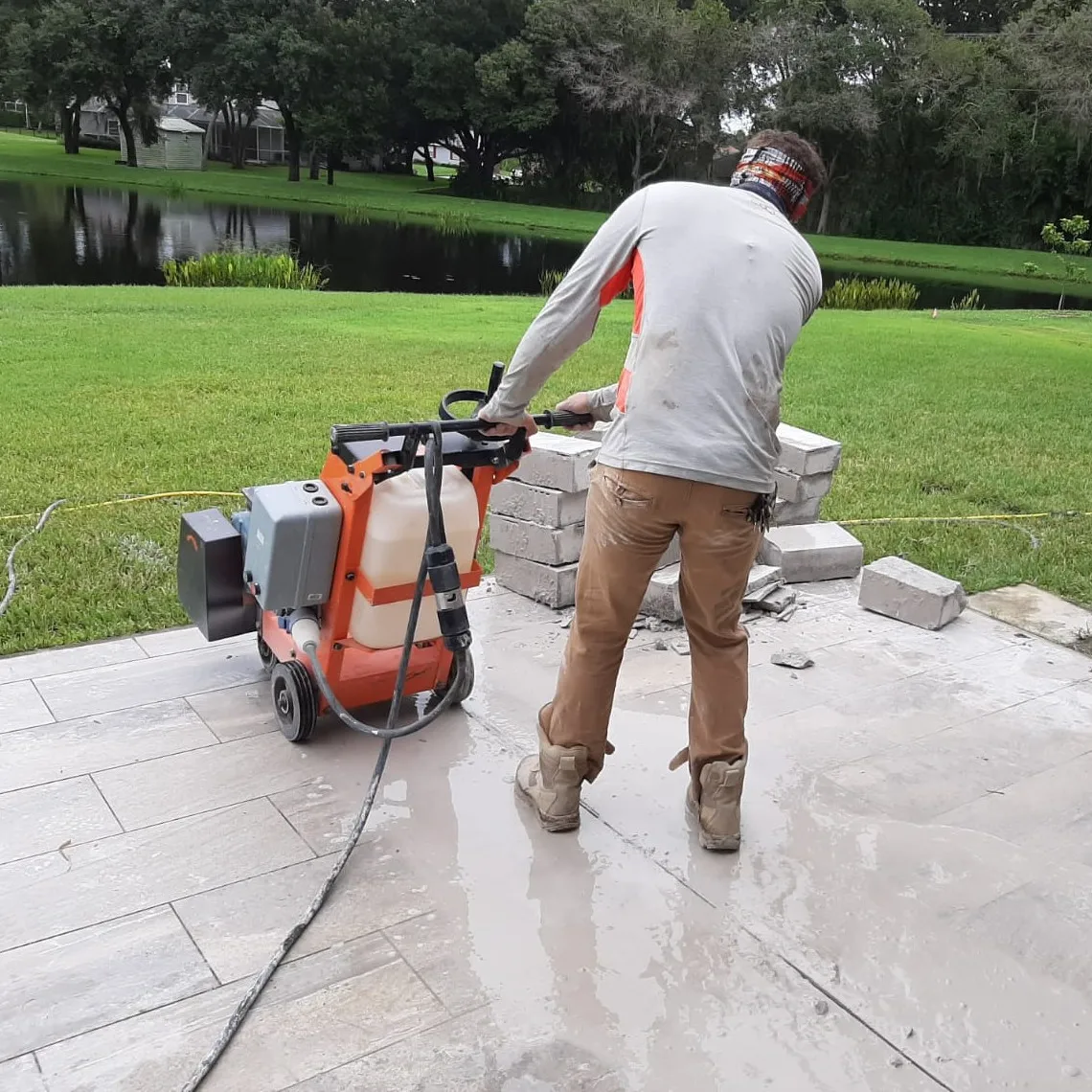 Concrete Cutting Saw with 5.5kw SIEMENS for Hot Sale