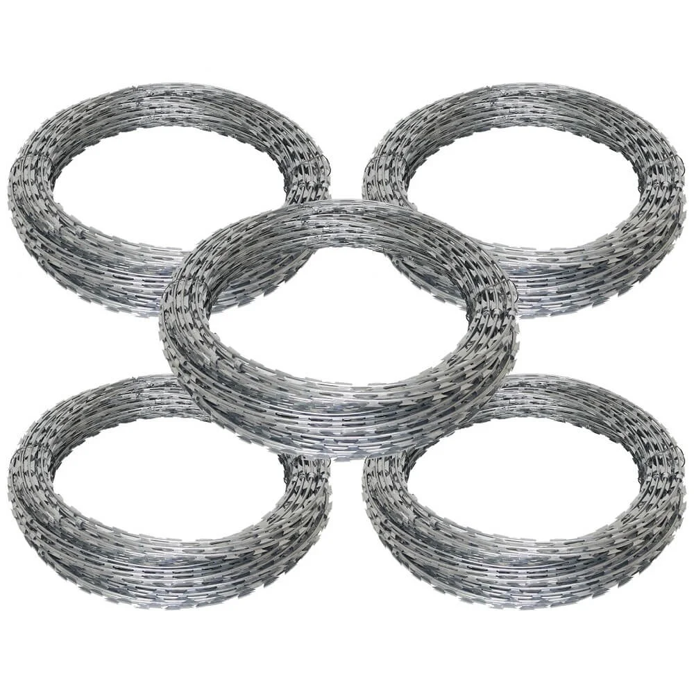 
Razor Barbed Wire /Concertina Razor Wire for Security Wire Fence/Galvanized Wire Fencing 