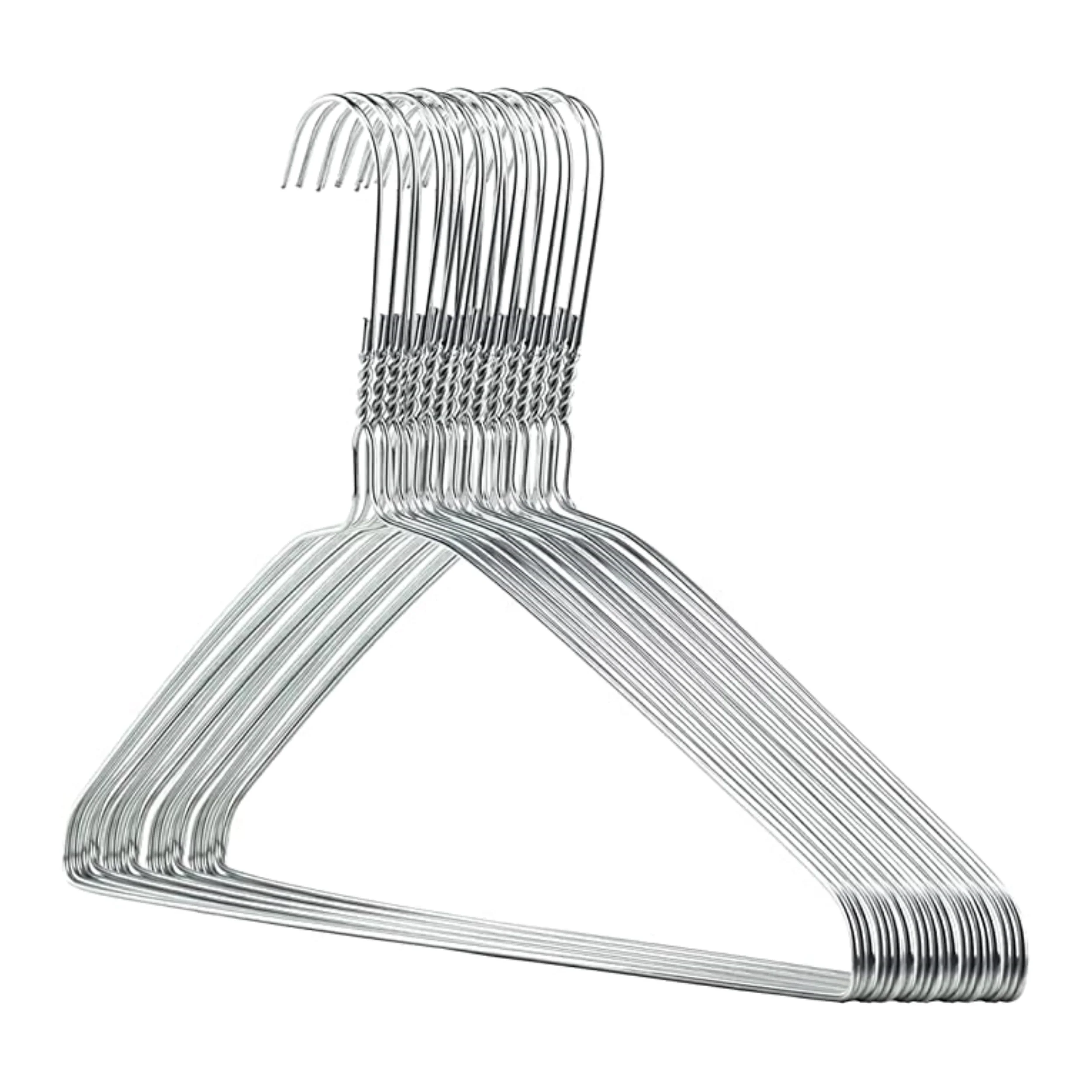 China Manufacturer resistant to rust Galvanized metal wire Drip Dry for suit Uniforms Laundry Hangers