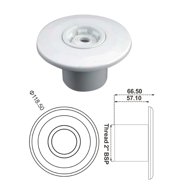 2023 High Quality Outlet Fitting  Pool Accessories Water return