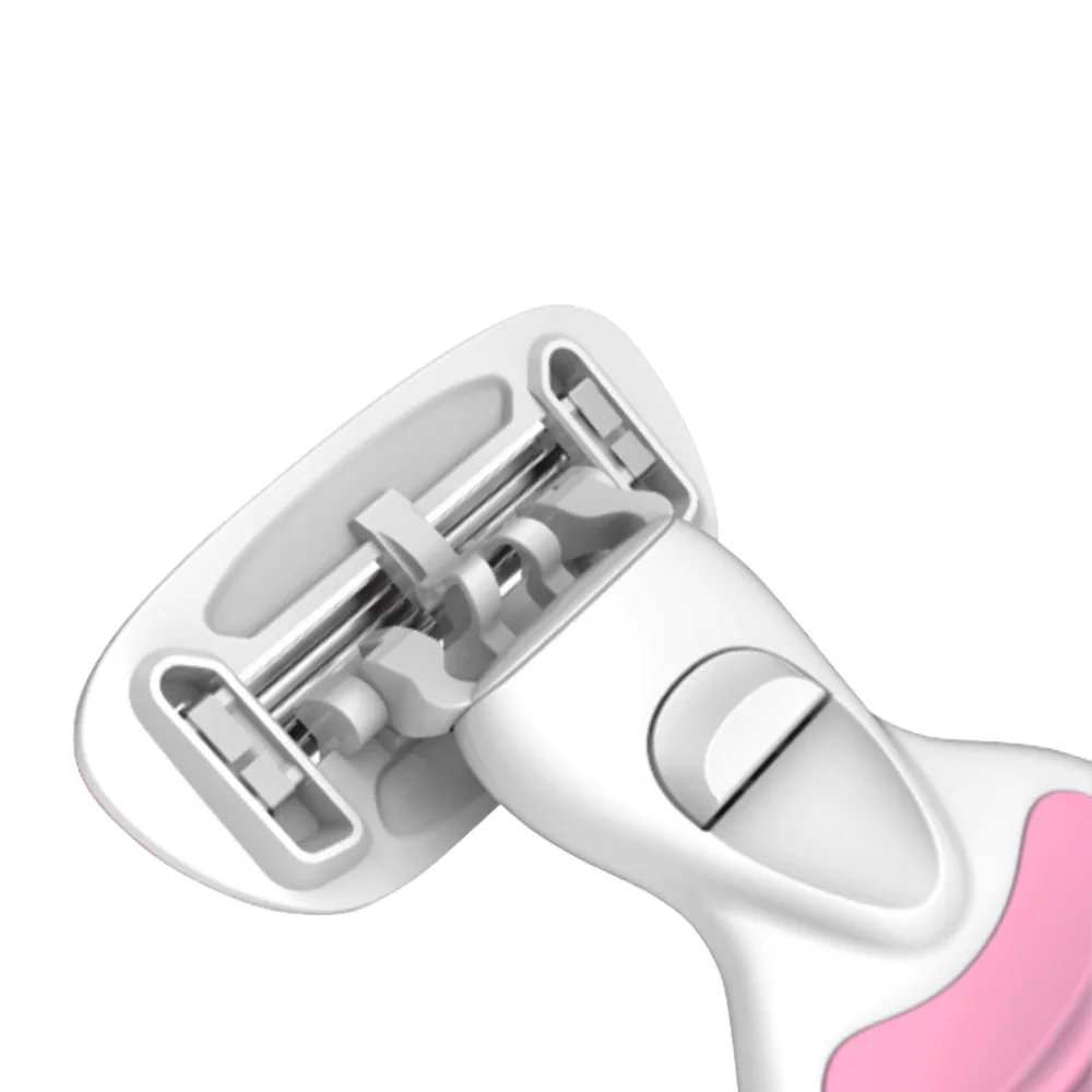 Высококачественная портативная розовая Женская мини-бритва