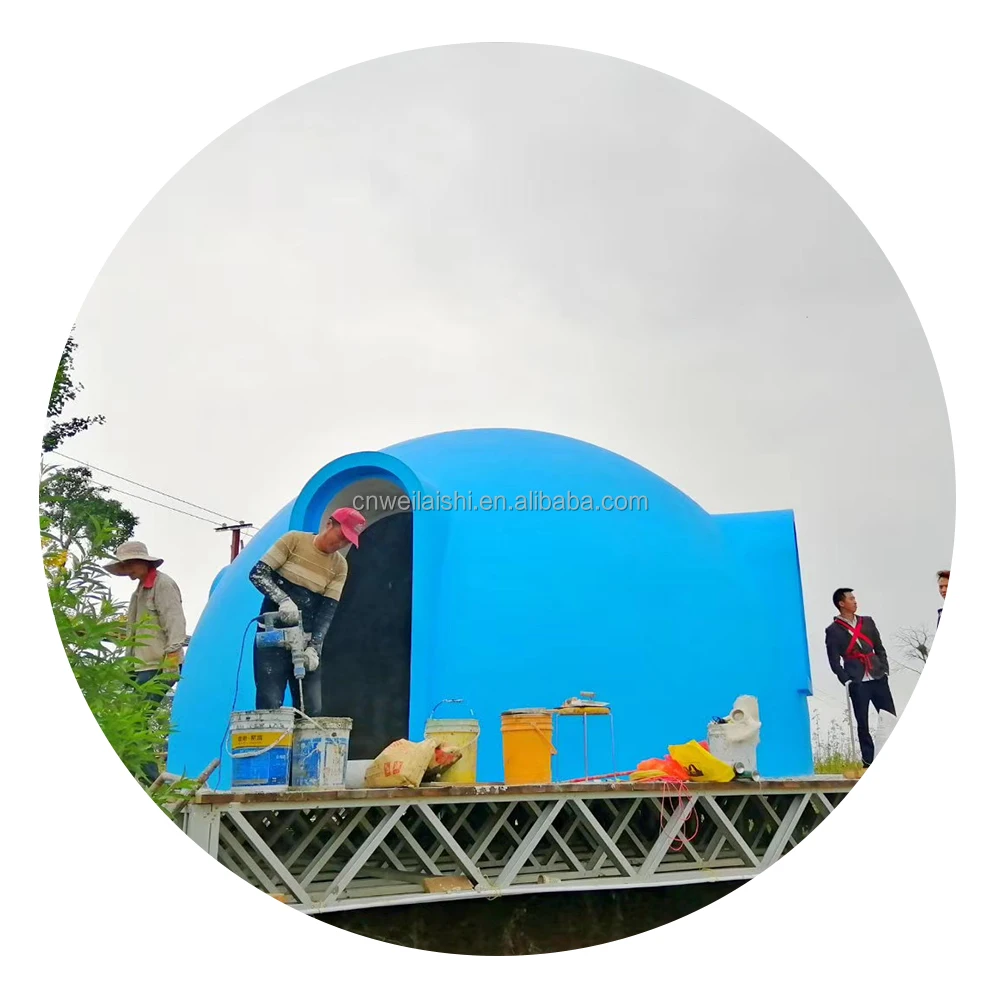 mold eps geodesic dome house 6.5 m round dome light graphene eps prefab houses geodome greenhouse tent