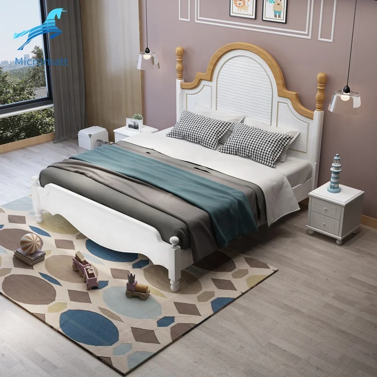 Bedroom Set Furniture Frame Double King Size Modern Luxury Kids Bed